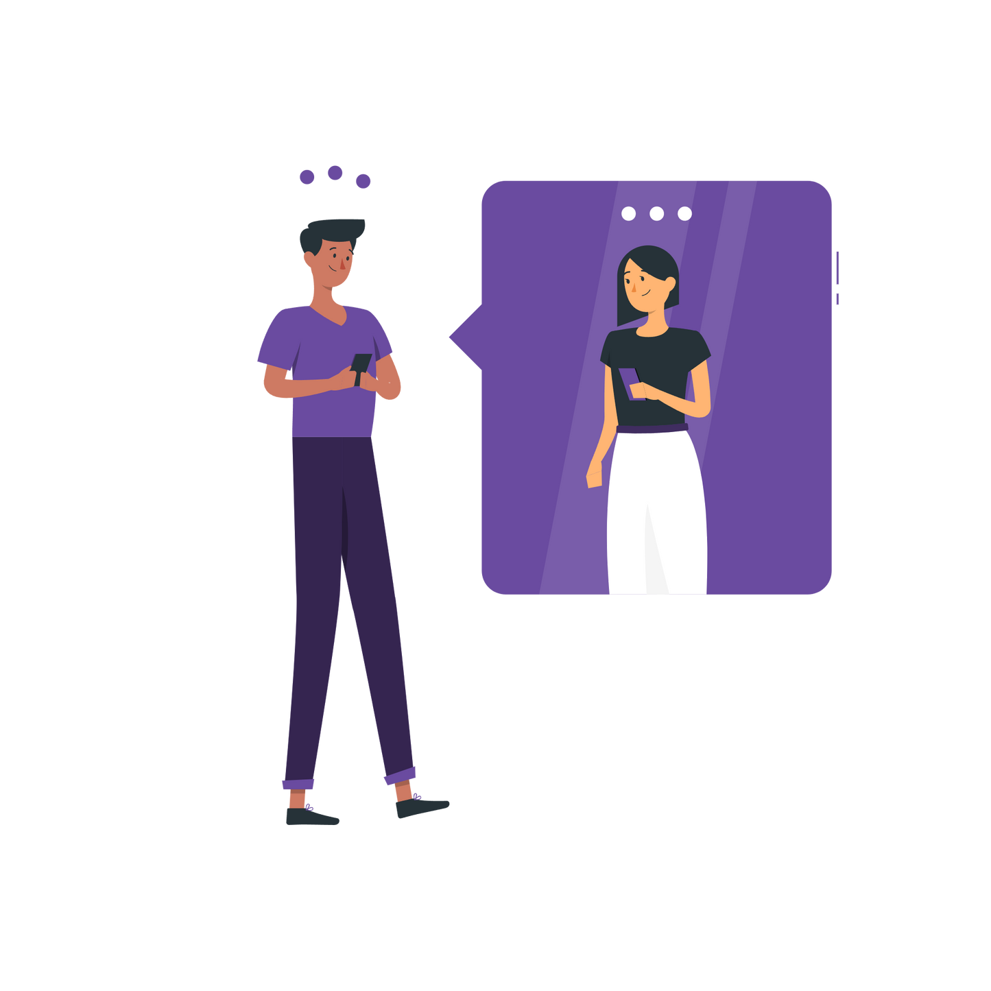 Se ve a dos personas en terapia de forma online en una sesión de psicologia. Un espacio donde resolver problemas.