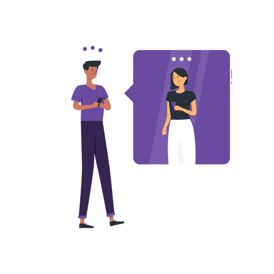 Se ve a dos personas en terapia de forma online en una sesión de psicologia. Un espacio donde resolver problemas. 